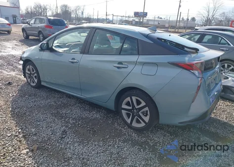 2017 Toyota Prius Four Touring z USA, uszkodzony, nr VIN JTDKARFUXH3036115